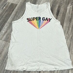 American Eagle Large Tall Pride Tank Top